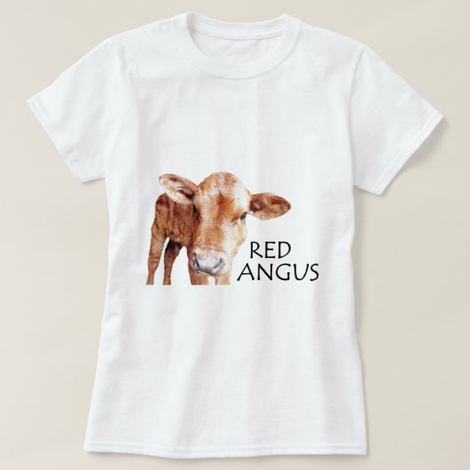 Red Angus T-shirt (Design voorkant)