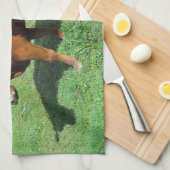 Red Angus Theedoek (Quarter Fold)