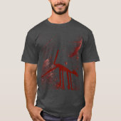 Red Animal Geoglyph T-shirt (Voorkant)