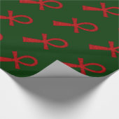 Red Ankh Cadeaupapier (Hoek)