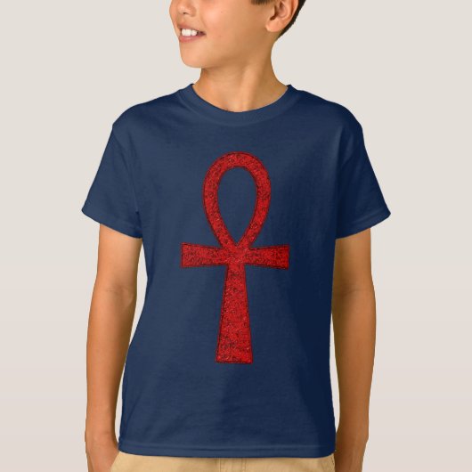 Red Ankh Kinderen T-shirt (Voorkant)