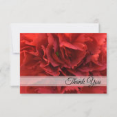 Red Annation Floral Bedankt voor uw sympathie (Voorkant)