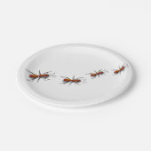 Red Ants bij je picknick Papieren Bordje (Gekanteld)