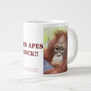 Red Apes Rock - Doctor Ann Orangutan Grote Koffiekop