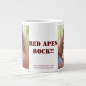 Red Apes Rock - Doctor Ann Orangutan Grote Koffiekop (Voorkant)