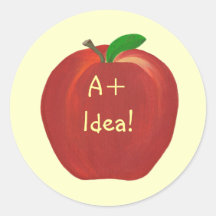 Red Apple, A+ Ideale stickers voor docenten