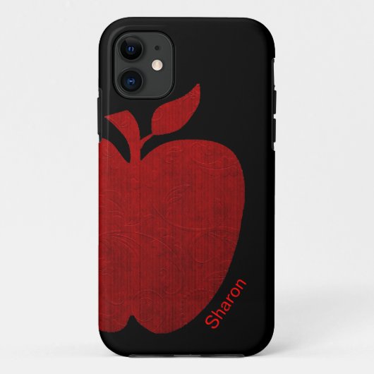 Red Apple, aangepast Case-Mate iPhone Case (Achterkant)