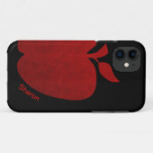 Red Apple, aangepast Case-Mate iPhone Case (Achterkant (horizontaal))