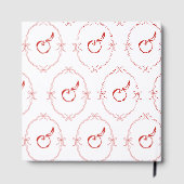 Red Apple Baby shower gastenboek (Achterkant)