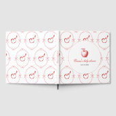 Red Apple Baby shower gastenboek (Volledig)