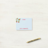 Red Apple Branches Het leven is mooi Post-it® Notes (Op bureau)