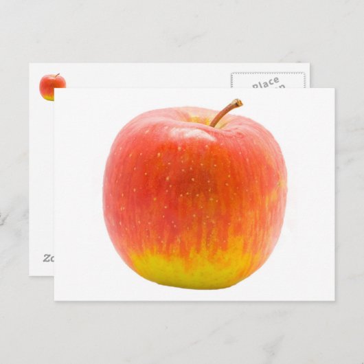 Red Apple Briefkaart (Voorkant / Achterkant)