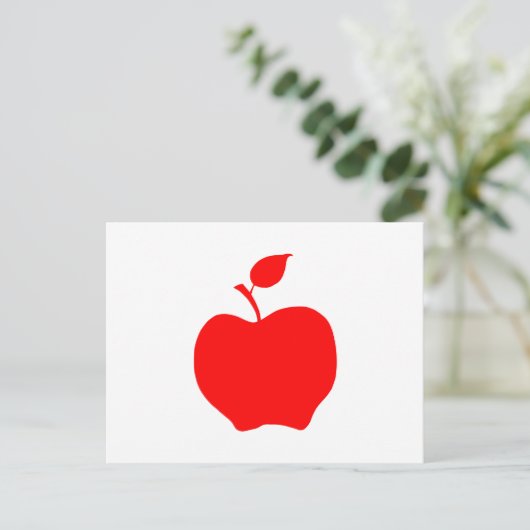 Red Apple Briefkaart (Staand voorkant)