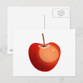 Red Apple Briefkaart (Voorkant / Achterkant)