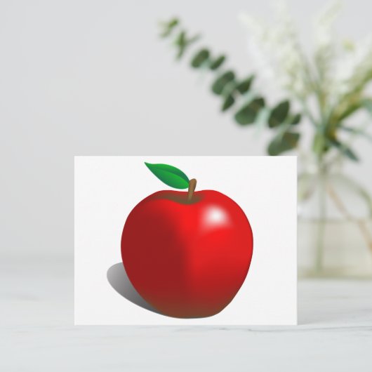 Red Apple Briefkaart (Staand voorkant)