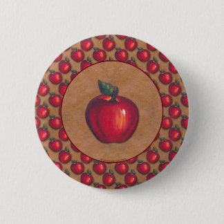 Red Apple Brown Ronde Button 5,7 Cm