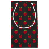 Red Apple Chalkboard Patroon Klein Cadeauzakje (Achterkant)