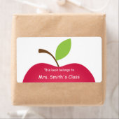 Red Apple Classroom Book Bord Etiket (Insitu)