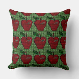 Red Apple/Country Mint Sierkussen-Design 2 Kussen