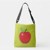 Red Apple Crossbody Tas (Voorkant)