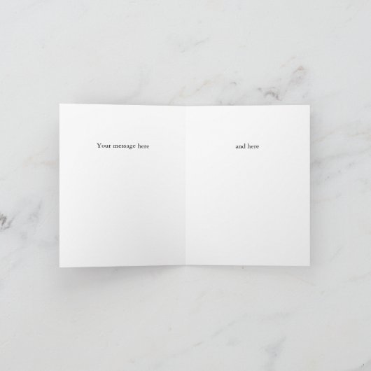 Red Apple "Dank u voor uw leraar" Persoonlijke sch Bedankkaart (Binnen)