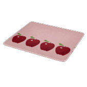 Red Apple Design Glass Snijplank (Hoek)