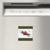 Red Apple Designer Magnet (Insitu (Vaatwasser))