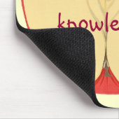 Red Apple-docenten Plant Seeds, Knowledge Mousepad Muismat (Hoek)