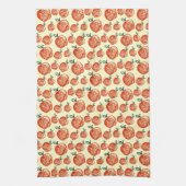 Red Apple Doodle Patroon Theedoek (Verticaal)