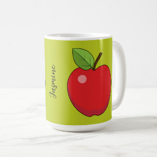 Red Apple   Eigen naam toevoegen Koffiemok