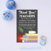 Red Apple en Chalk | Leerlingenwaardering Flyer (Enkel)