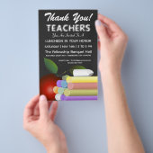 Red Apple en Chalk | Leerlingenwaardering Flyer (Hand)