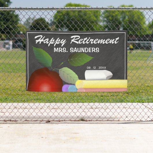 Red Apple en Chalk | Retirement leraar Spandoek (Insitu)