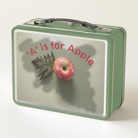 Red Apple gepersonaliseerde fotografisch groen (Achterkant)