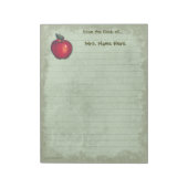 Red Apple Green Lined Notitieblok (Linkerzijde)