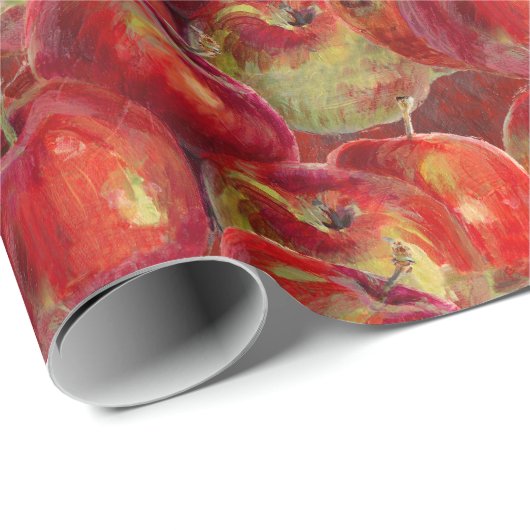 Red Apple Harvest Cadeaupapier (Rol Hoek)