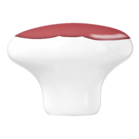 Red Apple Keramische Knop (Zijkant)