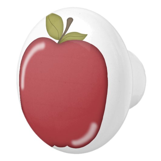 Red Apple Keramische Knop (Rechts)