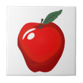 Red Apple Kitchen Tile Tegeltje (Voorkant)
