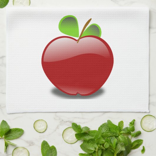Red Apple Kitchen Towel Theedoek (Gevouwen)