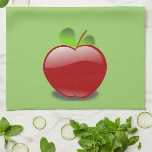 Red Apple Kitchen Towel Theedoek (Gevouwen)