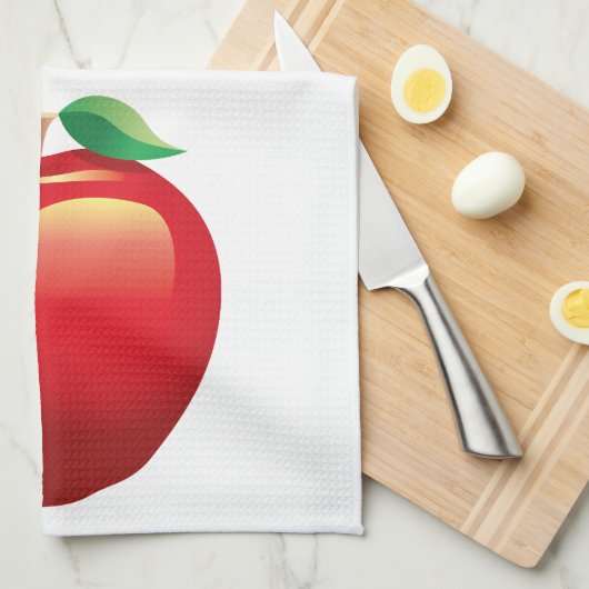 Red Apple Kitchen Towel Theedoek (Quarter Fold)