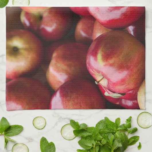 Red Apple Kitchen Towels Theedoek (Gevouwen)