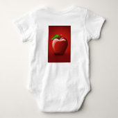 Red Apple Logo Baby Jersey Bodysuit (Achterkant)
