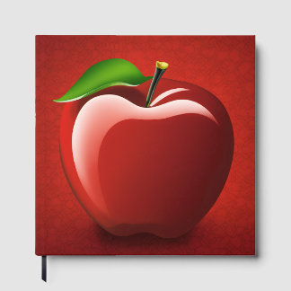 Red Apple Logo Guest Book Gastenboek