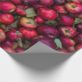 Red apple lot cadeaupapier (Hoek)