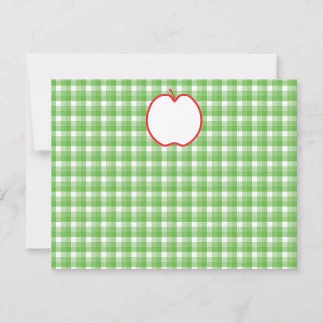 Red Apple. Met de Groene en Witte Achtergrond van  (Voorkant)