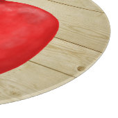 Red Apple Monogram Snijplank (Hoek)