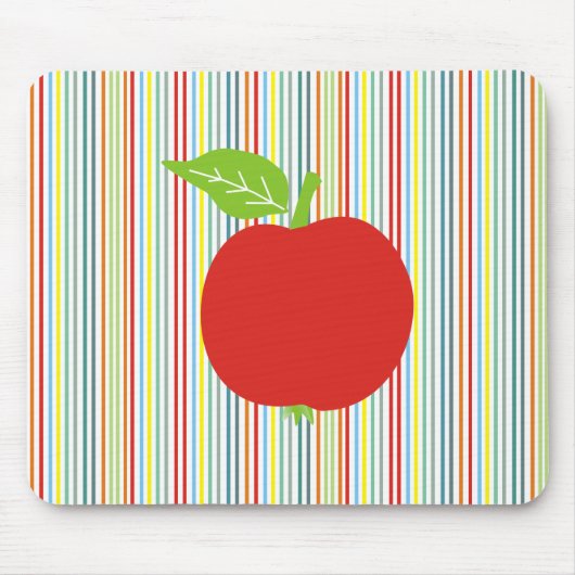 Red Apple Mousepad Muismat (Voorkant)