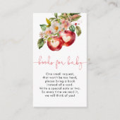 Red Apple of my Eye Books voor Baby Ticket Informatiekaartje (Voorkant)
